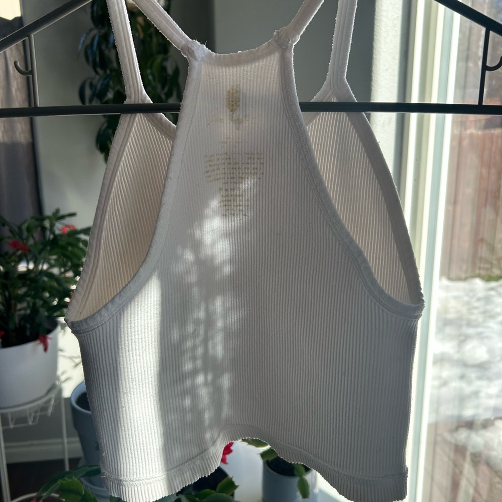 White Ribbed Tank Top FP Movement - Picture 3 of 3